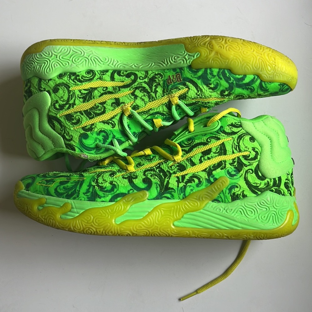 PUMA Mens Mb.03 La France Basketball Sneakers Shoes - Green - Size 11.5